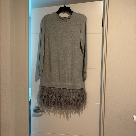 Haute Hippie ostrich feather dress - Picture 2 of 3